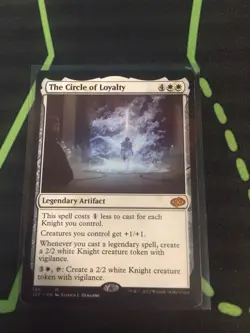 MTG Magic The Gathering The Circle Of Loyalty J22 Mythic White Enchantment - Image 1