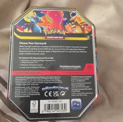 Pokemon Mega Charizard X Ex Tin Factory Sealed Brand New - Image 4