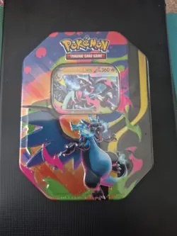 Pokemon TCG Mega Charizard X Tin New & Sealed - Image 1