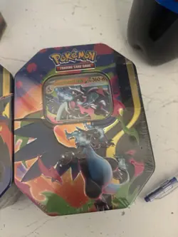 Pokemon Mega Charizard TCG Tin Sealed New X2 Genuine Pokemon X And Y - Image 3