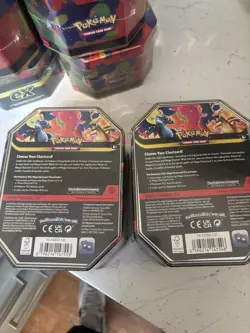 Pokemon Mega Charizard TCG Tin Sealed New X2 Genuine Pokemon X And Y - Image 4