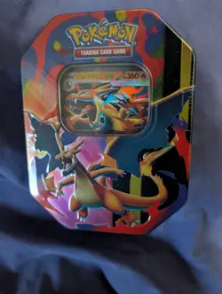 Pokemon TCG Mega Charizard Y EX Tin Charizard X Promo English New Sealed - Image 1