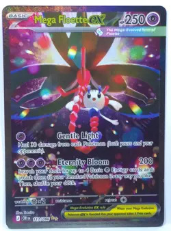 Mega Floette ex 117/086 Special Illustration Rare CRI Chaos Rising Pokemon TCG - Image 1
