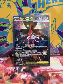 Mega Floette ex 117/086 Special Illustration Rare CRI Chaos Rising Pokemon TCG - Image 1