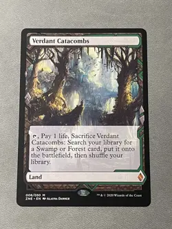 Verdant Catacombs MTG Zendikar Rising Expeditions NM - Image 1