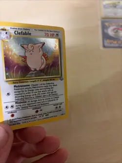 1999 Pokemon Clefable 1/64 Holo Rare Jungle Set WOTC Vintage LP - Image 4