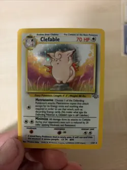 1999 Pokemon Clefable 1/64 Holo Rare Jungle Set WOTC Vintage LP - Image 5