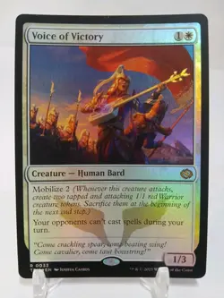 Mtg NM Voice of Victory Tarkir: Dragonstorm Foil #33 - Image 1