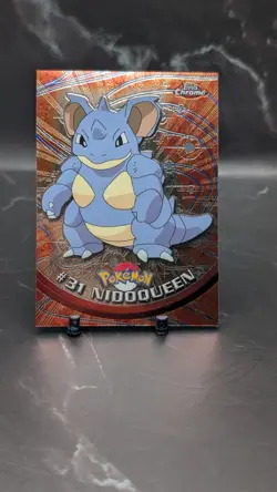 Nidoqueen #31 Pokemon Topps Chrome LP - Image 1