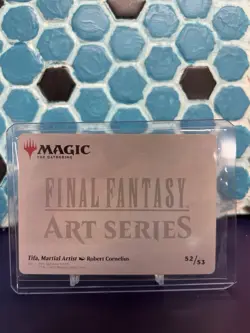 2025 MTG Final Fantasy Art Series Tifa Martial Artist Art Card 52/53 Cornelius - Image 2