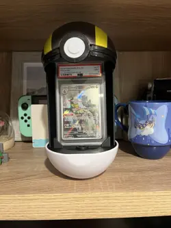 Pokemon Pokeball PSA Card Holder - 3D Insert And Tins NO CARD - Image 1