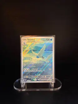 Swanna 110/086 White Flare Illustration Rare Pokemon TCG Card NM - Image 1