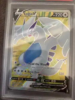 Lugia V 185/195 FA SWSH Silver Tempest 2022 Pokemon PSA 10 GEM MINT - Image 3