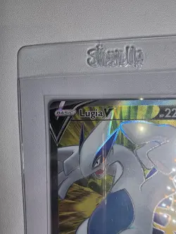 Pokemon Lugia V Full Art Holo Ultra Rare 185/195 Silver Tempest 2022 220 HP TCG - Image 2