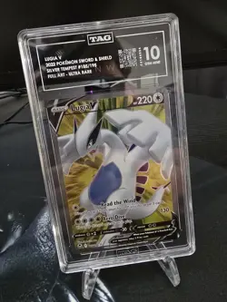 Lugia V 185/195 Full Art Silver Tempest TAG 10 Sword & Shield 2022 Pokemon - Image 1