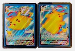 Flying / Surfing Pikachu VMAX Set 007/025 + 009/25 2021 Pokemon Celebrations - Image 1