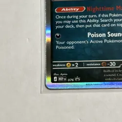 Crobat #076 (Prerelease) Promo, Chaos Rising Stamped, Mega Evolution Promo, (NM) - Image 4
