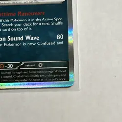 Crobat #076 (Prerelease) Promo, Chaos Rising Stamped, Mega Evolution Promo, (NM) - Image 5
