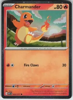 Pokemon Charmander Cosmos Holo Holo NM Promo PKMN 020/217 - Image 1