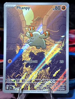 PHANPY SURGING SPARKS ILLUSTRATION RARE 205/191 POKEMON NEAR MINT - Image 1