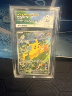 Pokemon TCG Pikachu SVP Black Star Promos SVP088 Holo Card Graded ACE 9 Mint - Image 1
