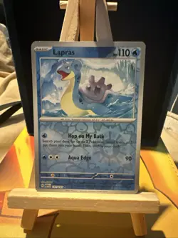 Lapras 131/165 Uncommon 151 Pokemon Reverse Holo Near Mint - Image 1
