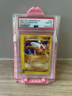 Pokemon TCG Mortys Marowak Morty’s Marowak VS 023 1st Edition Japanese PSA 10 - Image 1