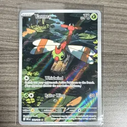 Pokemon Yanma 183/182 Sv10: Destined Rivals IR Holo Basic 70HP Razor Wing - Image 1