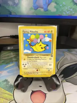 Flying Pikachu #25 Black Star Promo Pokemon TCG LP+/NM - Image 1