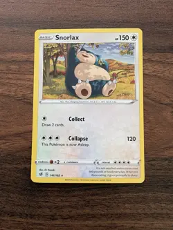 Snorlax 141/192 Pokemon Swsh02: Rebel Clash Regular NM - Image 1