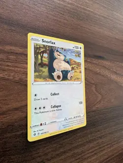 Snorlax 141/192 Pokemon Swsh02: Rebel Clash Regular NM - Image 3