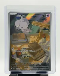 2026 Pokemon Perfect Order Espurr #095/088 Illustration Rare NM - Image 1