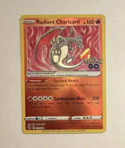 The Pokemon Company Radiant Charizard 011/078 Pokemon GO Holo EN - Image 1