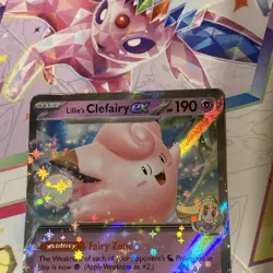 Pokemon Lillie's Clefairy EX 076/217 Ascended Heroes - Image 3