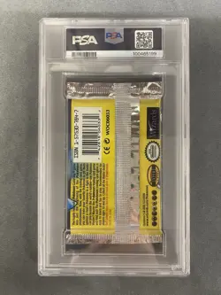 PSA 9 Pokemon Base Set Blastoise Booster Pack Unlimited Thin Font WOTC Sealed - Image 2