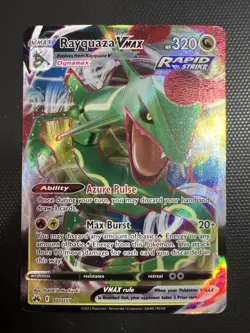 Rayquaza VMAX 101/159 Holo VMAX Rare Crown Zenith Pokemon Near Mint - Image 1