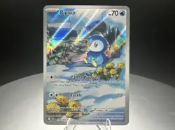 2025 Pokemon Phantasmal Flames Piplup Illustration Rare #098/094 - Image 1