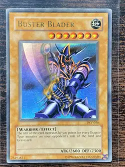 Yugioh Buster Blader PSV-050 Pharaoh's Servant Ultra Rare LP - Image 1