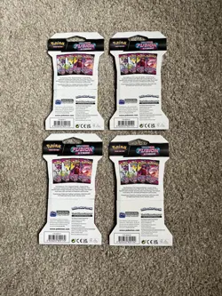 POKEMON Sword Shield FUSION STRIKE BOOSTER SLEEVE PACKS ALL 4 ARTWORK NICE! - Image 2