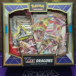 Pokemon TCG VMAX Dragons Premium Collection Box 2022 Brand New Factory Sealed - Image 1