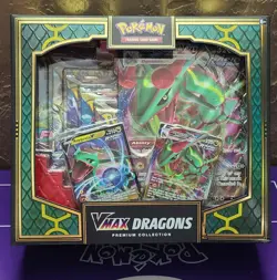Pokemon TCG VMAX Dragons Premium Collection Box 2022 Brand New Factory Sealed - Image 2