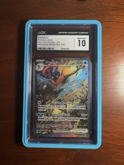 CGC 10 Greninja ex 132 Pokemon Shrouded Fable Black Star Promo Alt Art - Image 1