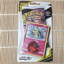 Pokemon TCG Sun & Moon Team Up Blister pack with Mimikyu promo card. - Image 1