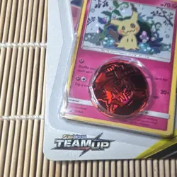 Pokemon TCG Sun & Moon Team Up Blister pack with Mimikyu promo card. - Image 3