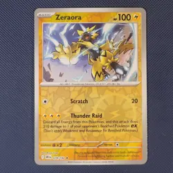 Zeraora 078/182 - Destined Rivals - Rare Reverse Holo Pokemon Card - NM - Image 1