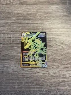 Pokemon Silver Tempest Rayquaza VMAX TG29/TG30 Secret Rare Black Gold Card - Image 1