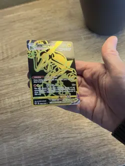 Pokemon Silver Tempest Rayquaza VMAX TG29/TG30 Secret Rare Black Gold Card - Image 2