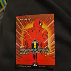 MTG Path to exile Mythic rare Spiderman universes beyond FOIL - Image 1