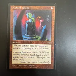 Magic The Gathering Cursed Totem Mirage LP - Image 1