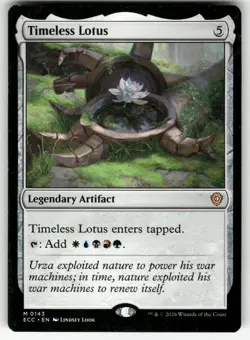 Timeless Lotus 143 Mythic Commander: Lorwyn Eclipsed Magic: The Gathering NM - Image 1